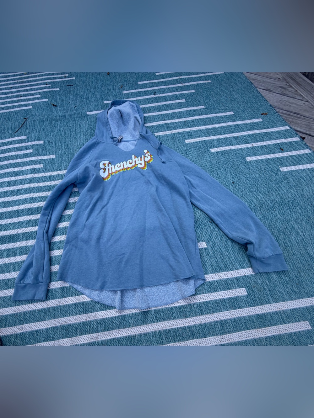 Independent trading co Blue Hooded  Pullover frenchys size XL